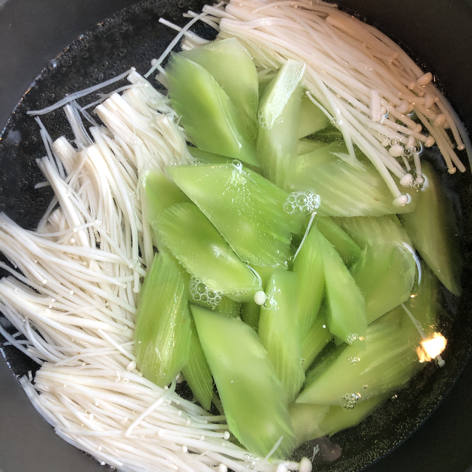 素菜汆水